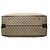 Borsa da viaggio Gucci Beige GG Supreme con doppia zip - vista 3