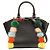 Fendi 3Jours Mini Lederhandtasche in Schwarz mit Pompon