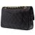 Chanel Black Medium Classic Lambskin Double Flap - vista 2