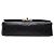 Chanel Black Medium Classic Lambskin Double Flap - vista 3