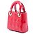 Dior Red Mini Patent Cannage Lady Dior - Ansicht 2