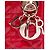 Dior Red Mini Patent Cannage Lady Dior - Ansicht 5