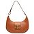 Céline Celine Ava Triomphe Schultertasche aus glattem Kalbsleder, Brown Medium