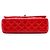 Chanel Red Jumbo Classic Patent Double Flap - vue 3