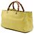 Borsa Gucci Bamboo Shopper Medium in pelle di vitello gialla - vista 2