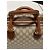 Gucci Borsa a mano in tela monogram marrone - vista 7