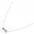 Autre Marque Collana Kumikyoku K10 Pink Gold Diamond - vista 2