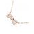 Autre Marque Collana Kumikyoku K10 Pink Gold Diamond - vista 4