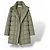 Loewe Chaqueta Acolchada Larga - Verde Caqui - vista 2