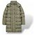 Loewe Chaqueta Acolchada Larga - Verde Caqui - vista 3