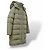 Loewe Chaqueta Acolchada Larga - Verde Caqui - vista 6