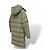 Loewe Chaqueta Acolchada Larga - Verde Caqui - vista 9