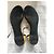 Sandali bassi Chanel in pelle nera e dorata - vista 10
