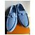 Mocassini Tod's in pelle blu - vista 3