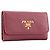 PRADA - Pochette clés Prada en cuir saffiano violet - view 2