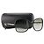 CHANEL - Occhiali da sole Chanel in acetato e pelle nera - vista 6