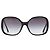 CHANEL - Occhiali da sole Chanel in acetato e pelle liscia nera - vista 2