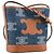 Céline CELINE - Borsa a tracolla Bucket Celine in denim blu e marrone - vista 2
