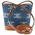 Céline CELINE - Borsa a tracolla Bucket Celine in denim blu e marrone - vista 3