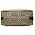 Borsa da viaggio Gucci GG Supreme con doppia zip Beige - vista 3