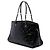 Black Chanel CC gesteppte Lackleder Tote mit Charm - Ansicht 2
