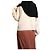 Autre Marque Beiger Wollpullover mit Stickmustern - Ansicht 14