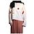 Autre Marque Beiger Wollpullover mit Stickmustern - Ansicht 15