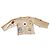 Autre Marque Beiger Wollpullover mit Stickmustern - Ansicht 4