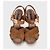 Sandali platform Monogram in camoscio marrone Louis Vuitton EU 41 usati - vista 2