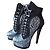 Alaïa Bottines à lacets en daim et cuir python argenté