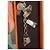 Hermès Olga Charm per borsa in metallo argentato - vista 11