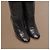 Chanel Botas de couro preto acolchoadas - vista 16