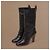 Chanel Botas de couro preto acolchoadas - vista 2