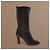 Chanel Botas de couro preto acolchoadas - vista 6