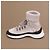 Chanel Sneakers Alte in Camoscio Beige e Maglia - vista 7