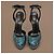 Gucci Escarpins Plateforme Python Bleu Sarcelle - vue 3