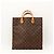 Sac Cabas Louis Vuitton Monogram en cuir marron