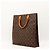 Sac Cabas Louis Vuitton Monogram en cuir marron - vue 4