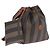 FENDI Pequin Canvas Shoulder Bag PVC Black Brown Auth 212097 - Jerrillo - vista 2