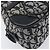 Christian Dior Trotter Canvas Double Saddle Hand Bag Black Silver Auth ka6987V - Jerrillo - vue 11