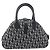 Christian Dior Trotter Canvas Double Saddle Hand Bag Black Silver Auth ka6987V - Jerrillo - vue 3