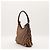 Bolso de hombro Gucci Monogram Canvas Marrón - vista 4