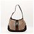 Borsa Hobo Gucci Monogram Canvas Pelle Brown