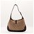 Borsa Hobo Gucci Monogram Canvas Pelle Brown - vista 3