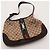 Borsa Hobo Gucci Monogram Canvas Pelle Brown - vista 6