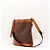 Céline Celine Monogram Bucket Bag aus Leder Braun - Ansicht 4