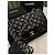 Bolsa Chanel Classic Flap em couro patenteado preto - vista 5