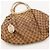 Borsa a tracolla Gucci Monogram Canvas Beige - vista 6
