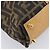 FENDI Zucca Canvas Hand Bag Black Brown Auth 210844A - Jerrillo - vista 14