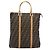 FENDI Zucca Canvas Hand Bag Black Brown Auth 210844A - Jerrillo - vista 2